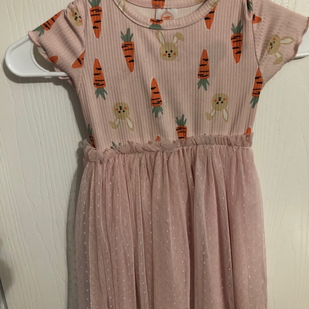 Girls Toddler Wonder Nation Pink Carrot Print Dress
